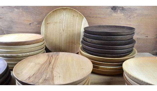 Assiette en bois
